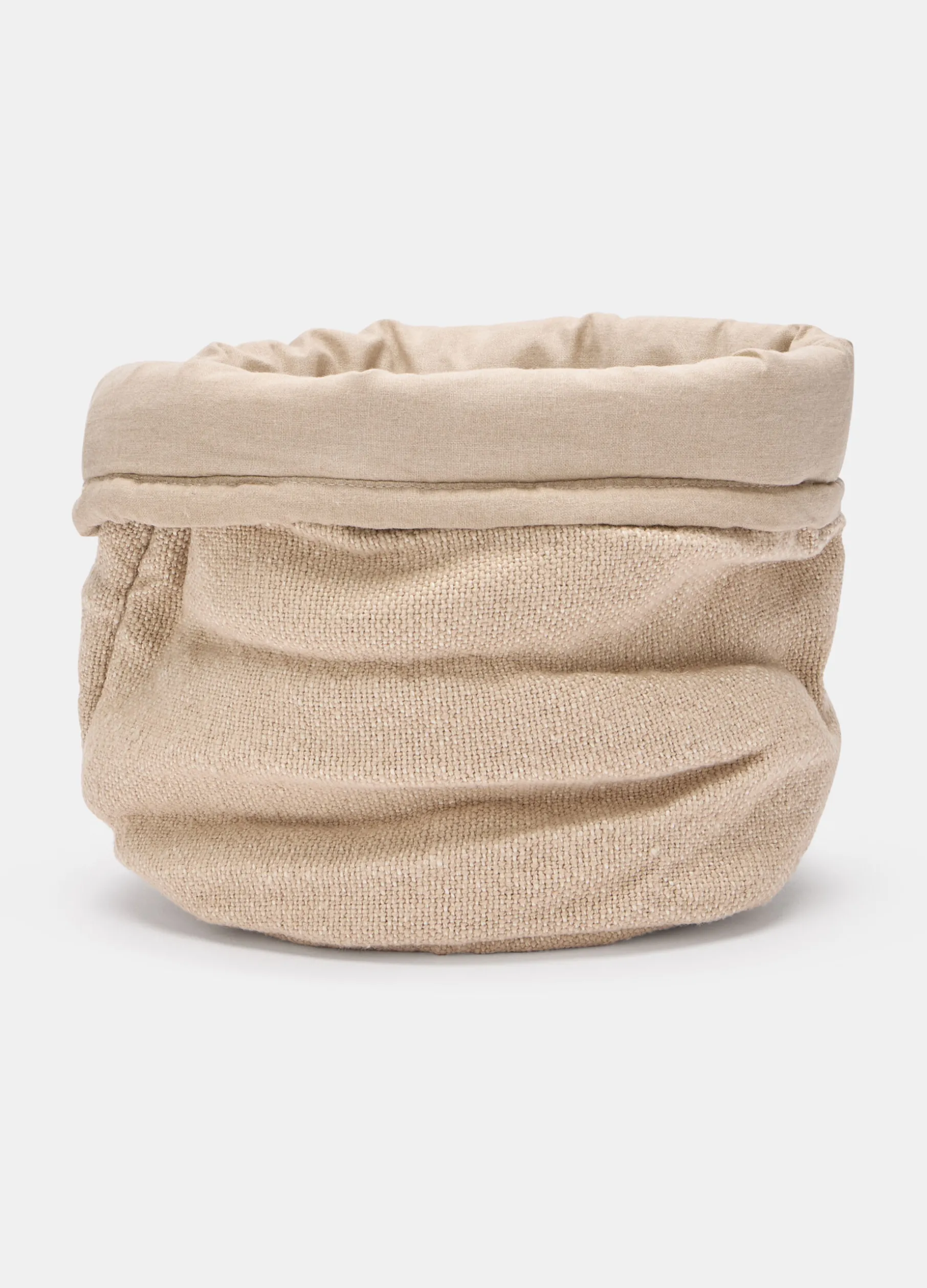 Cestino portapane in misto lino