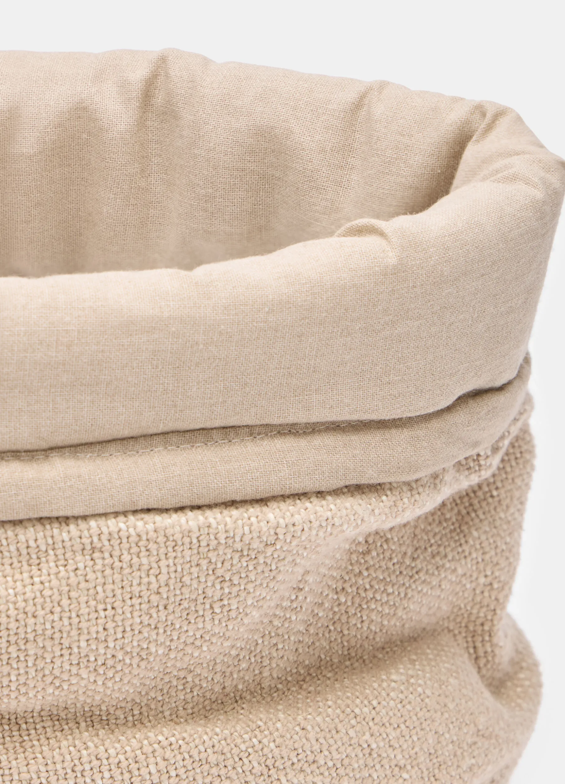 Cestino portapane in misto lino