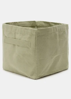 Cesto in puro cotone tinta unita