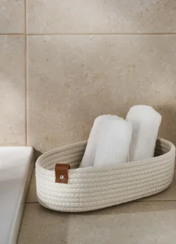 Cesto ovale grande intrecciato