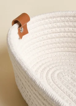 Cesto ovale grande intrecciato