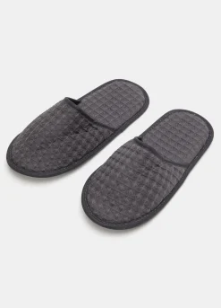 Ciabatte a nido d'ape in puro cotone