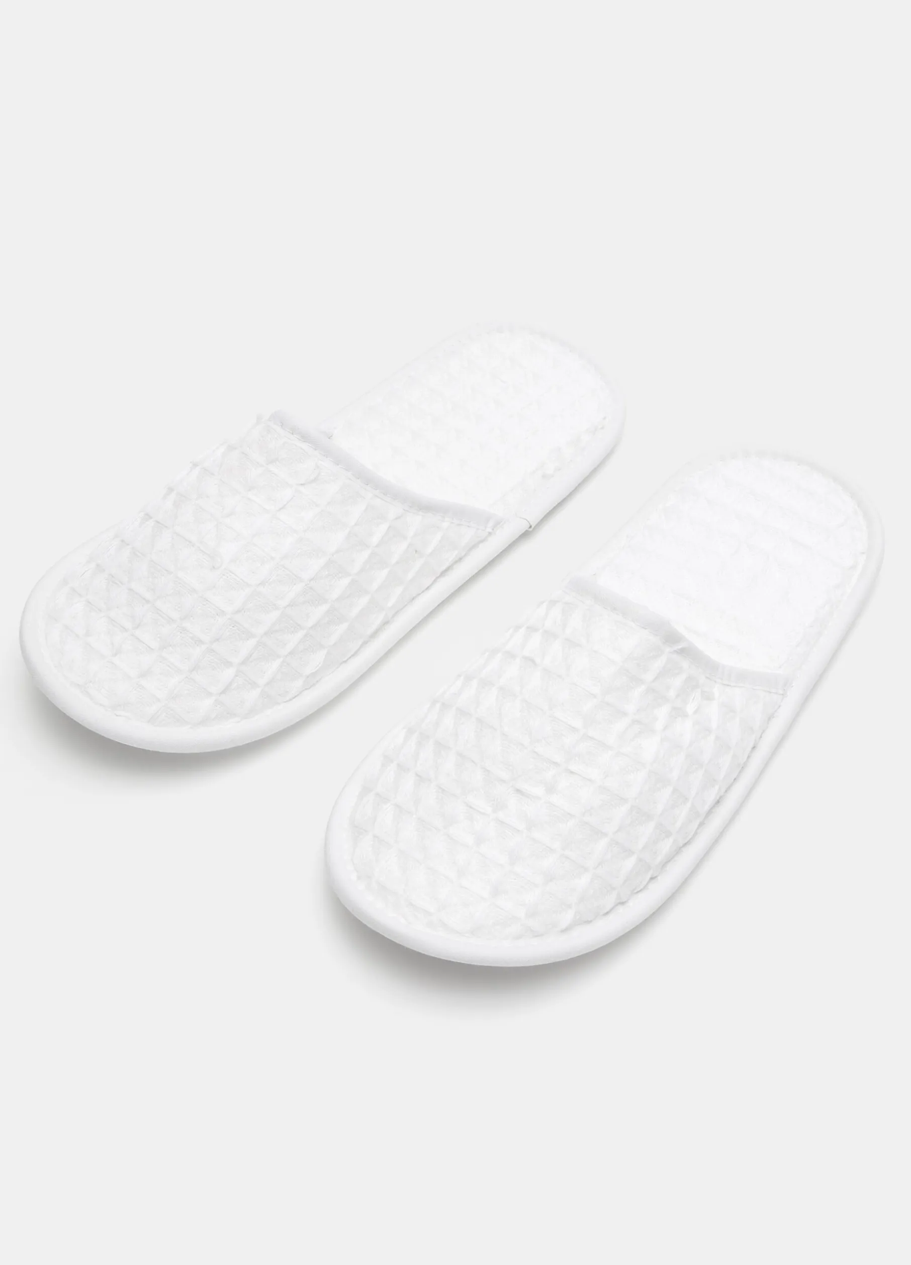 Ciabatte nido d'ape di puro cotone