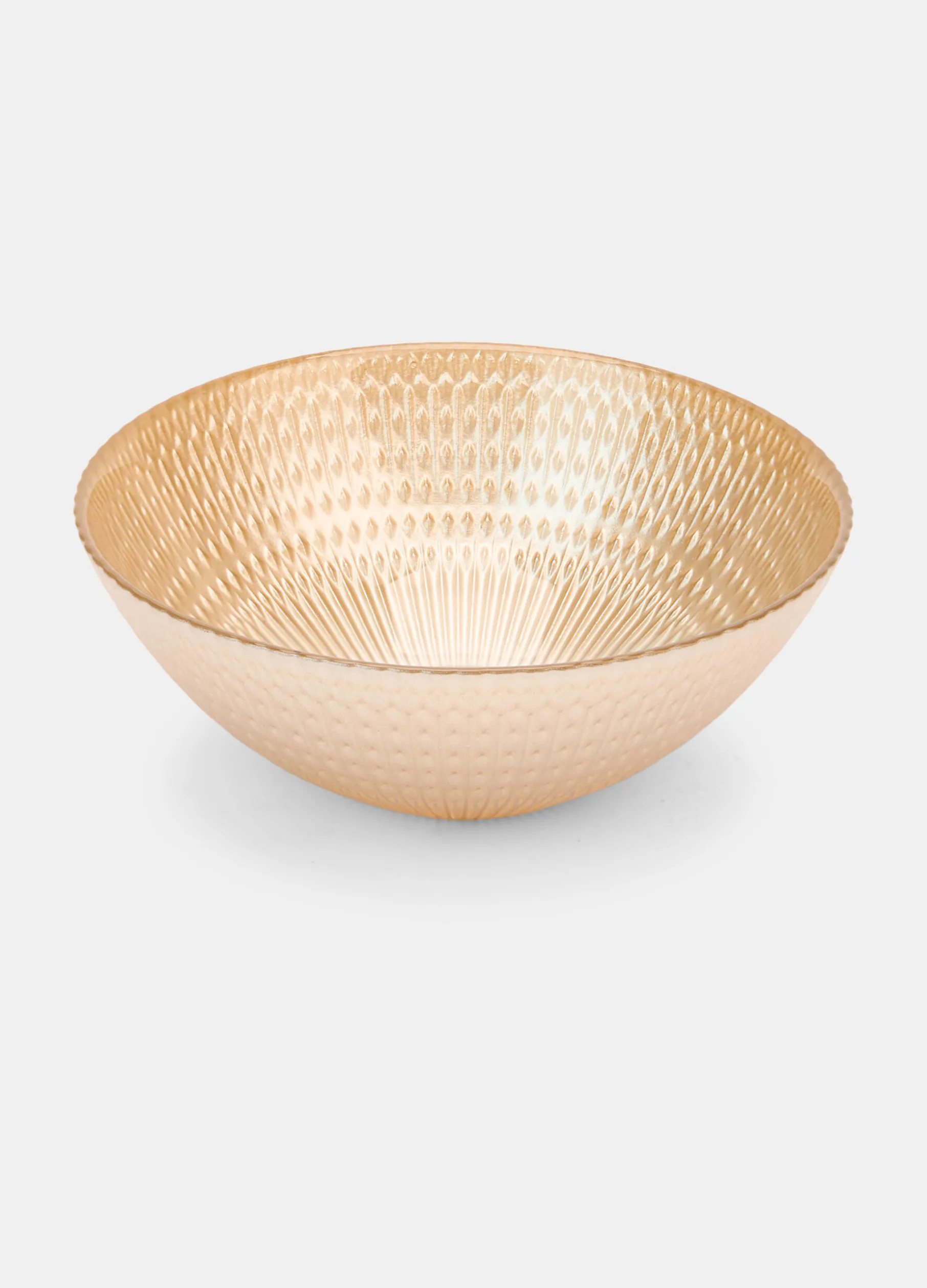 Ciotola in vetro metallizzato