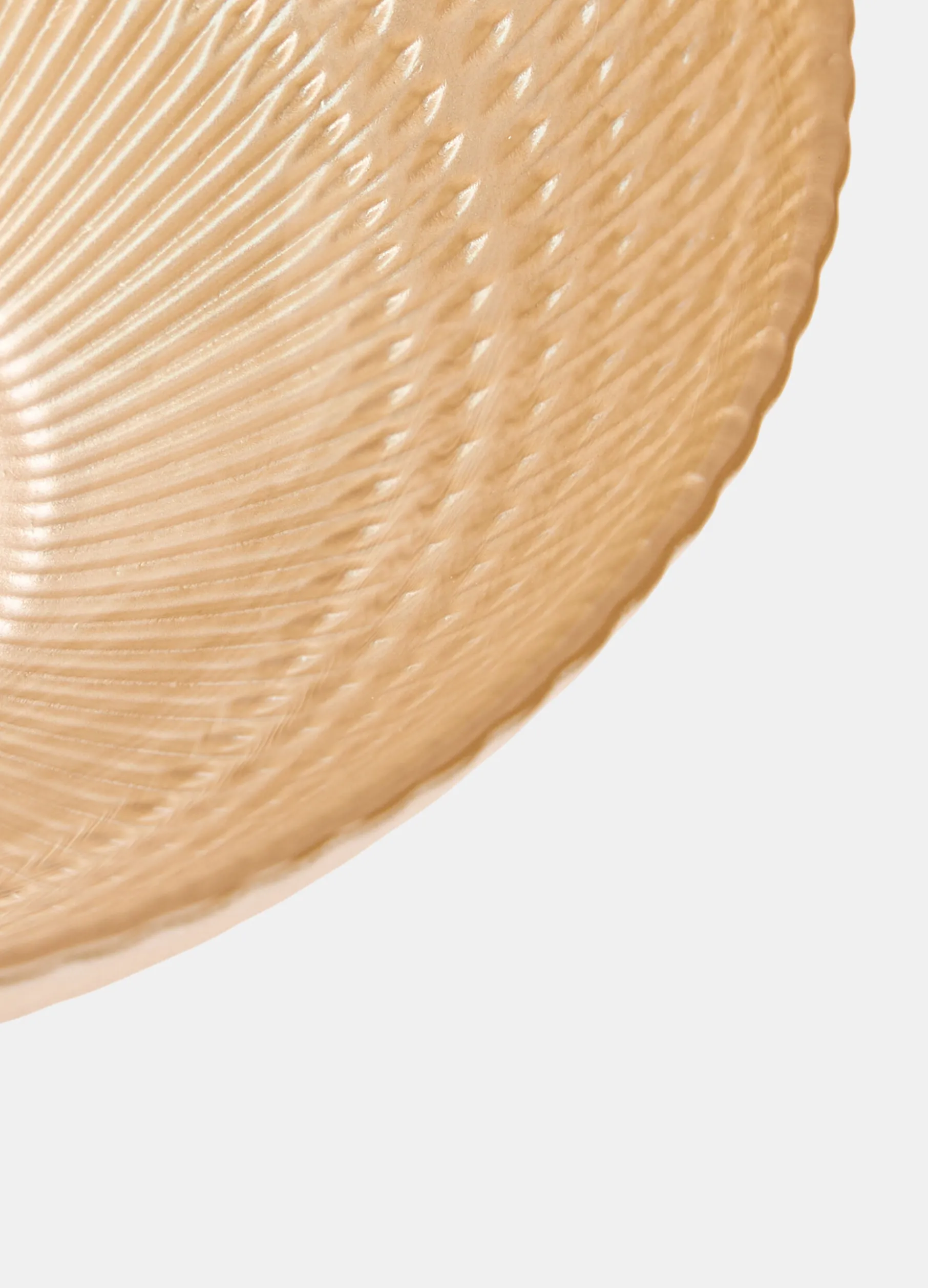 Ciotola in vetro metallizzato