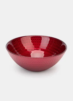 Ciotola in vetro metallizzato