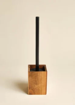 Contenitore scopino in legno di acacia