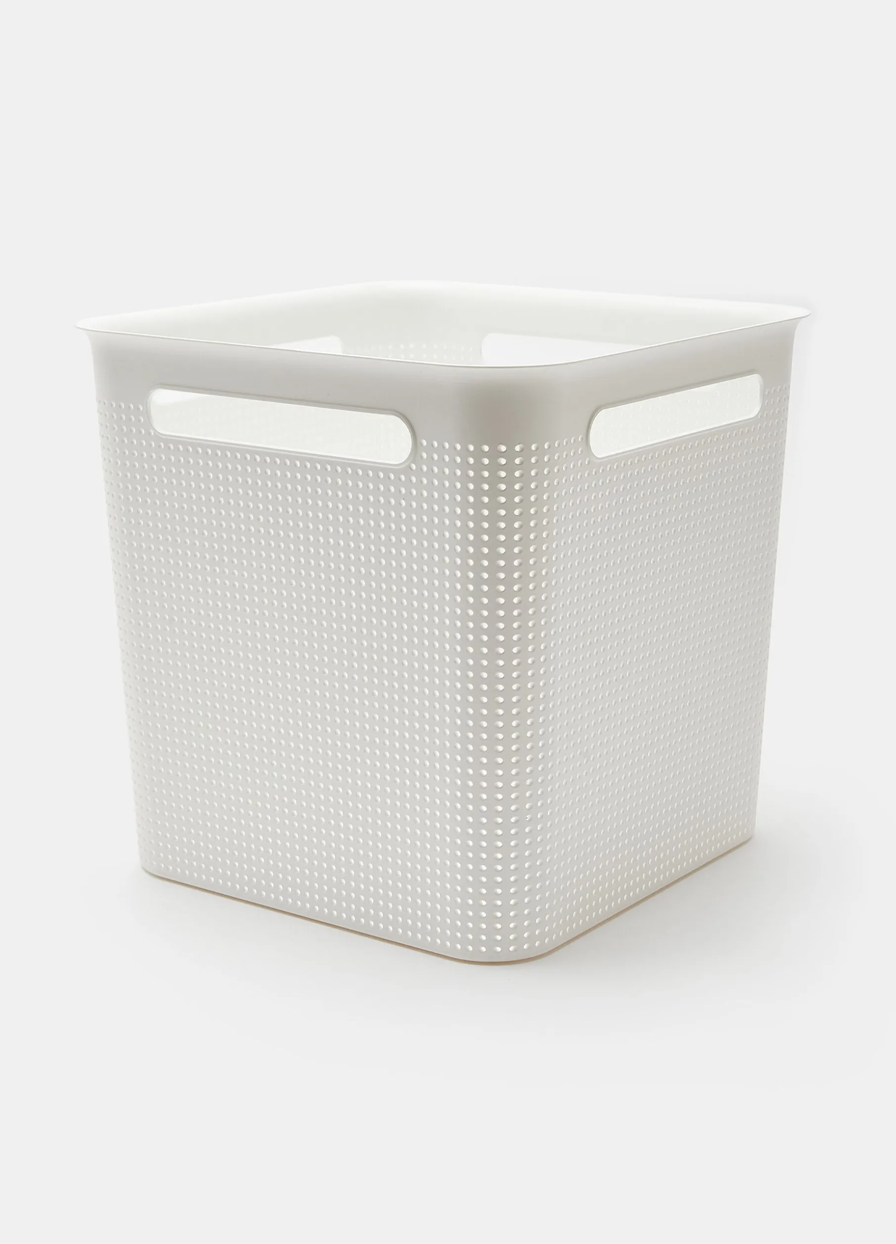 Contenitore traforato tinta unita