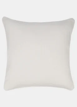 Copricuscino in puro cotone tinta unita