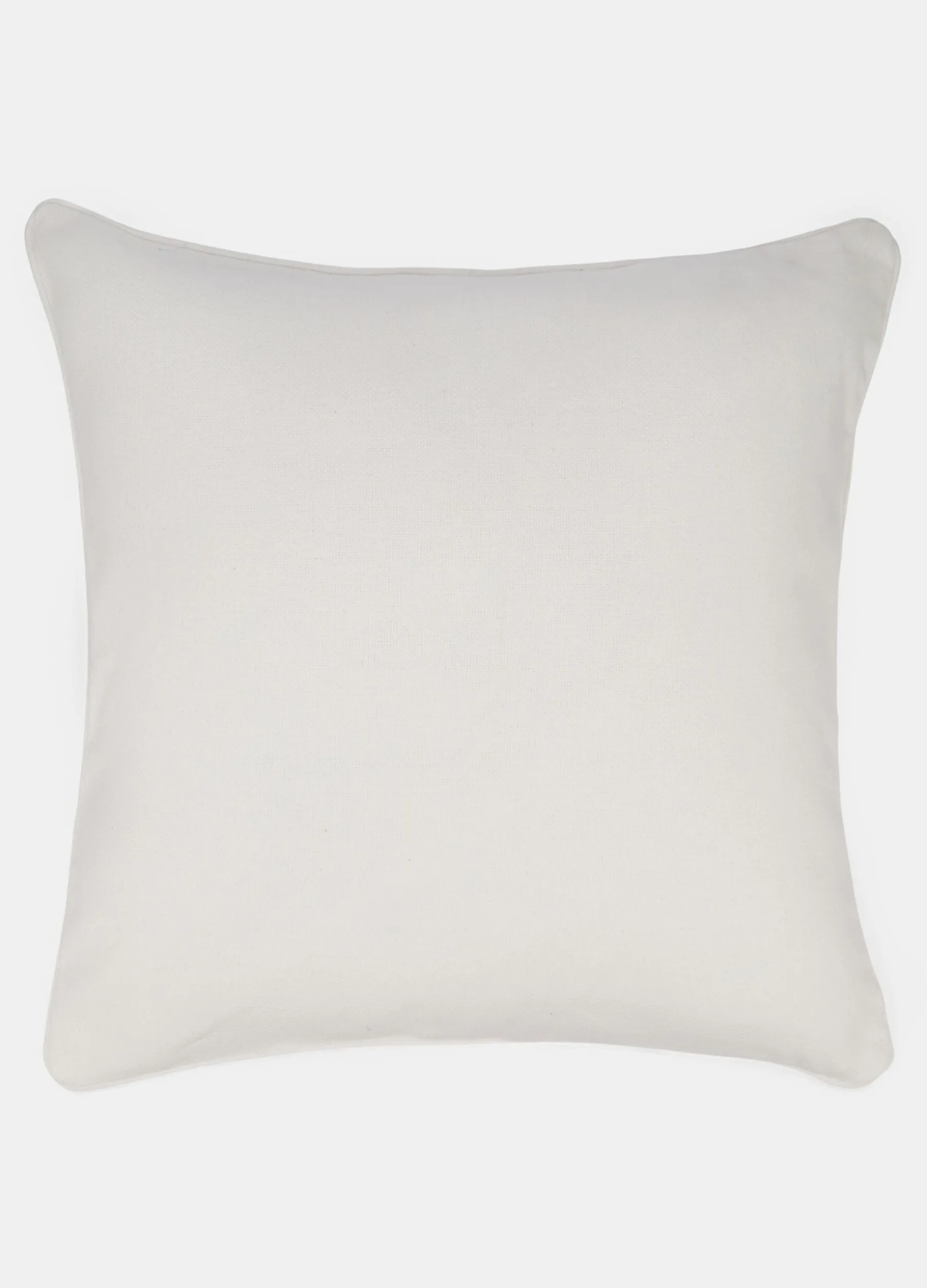 Copricuscino in puro cotone tinta unita