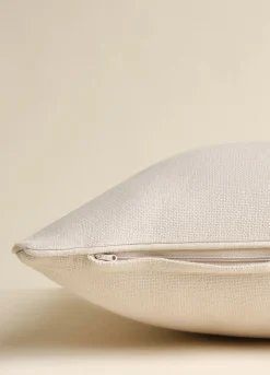 Copricuscino in puro cotone tinta unita