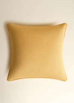 Copricuscino in puro cotone tinta unita