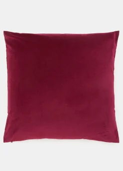 Copricuscino in velluto di cotone