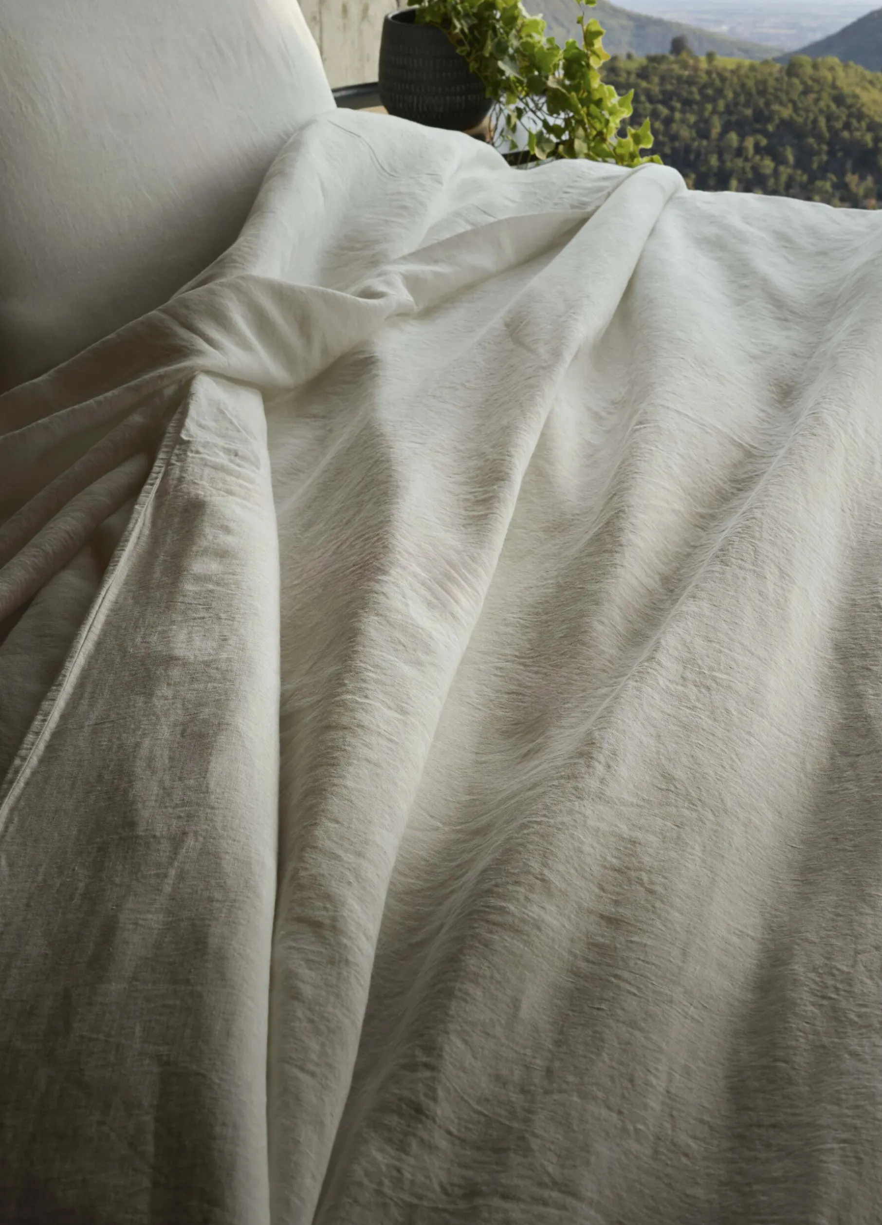 Copripiumino a 2 piazze in puro lino