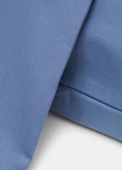 Copripiumino singolo in puro cotone tinta unita