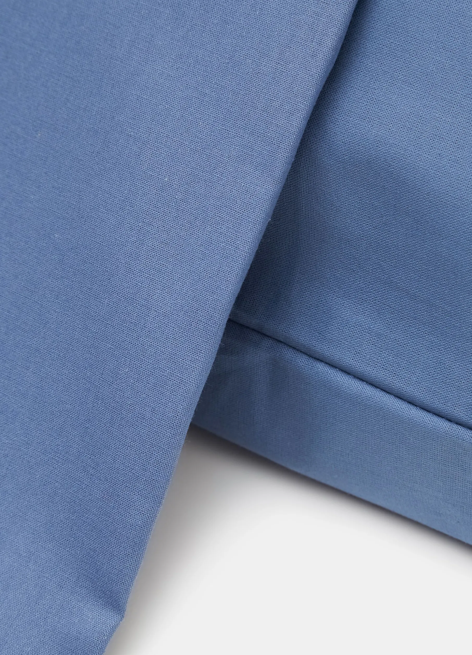 Copripiumino singolo in puro cotone tinta unita