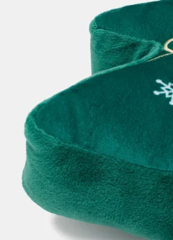 Cuscino albero di Natale in velluto