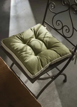 Cuscino coprisedia a righe quadrato