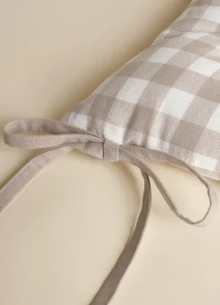 Cuscino coprisedia quadrato a quadretti