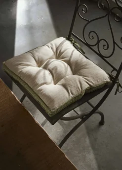 Cuscino coprisedia quadrato a righe