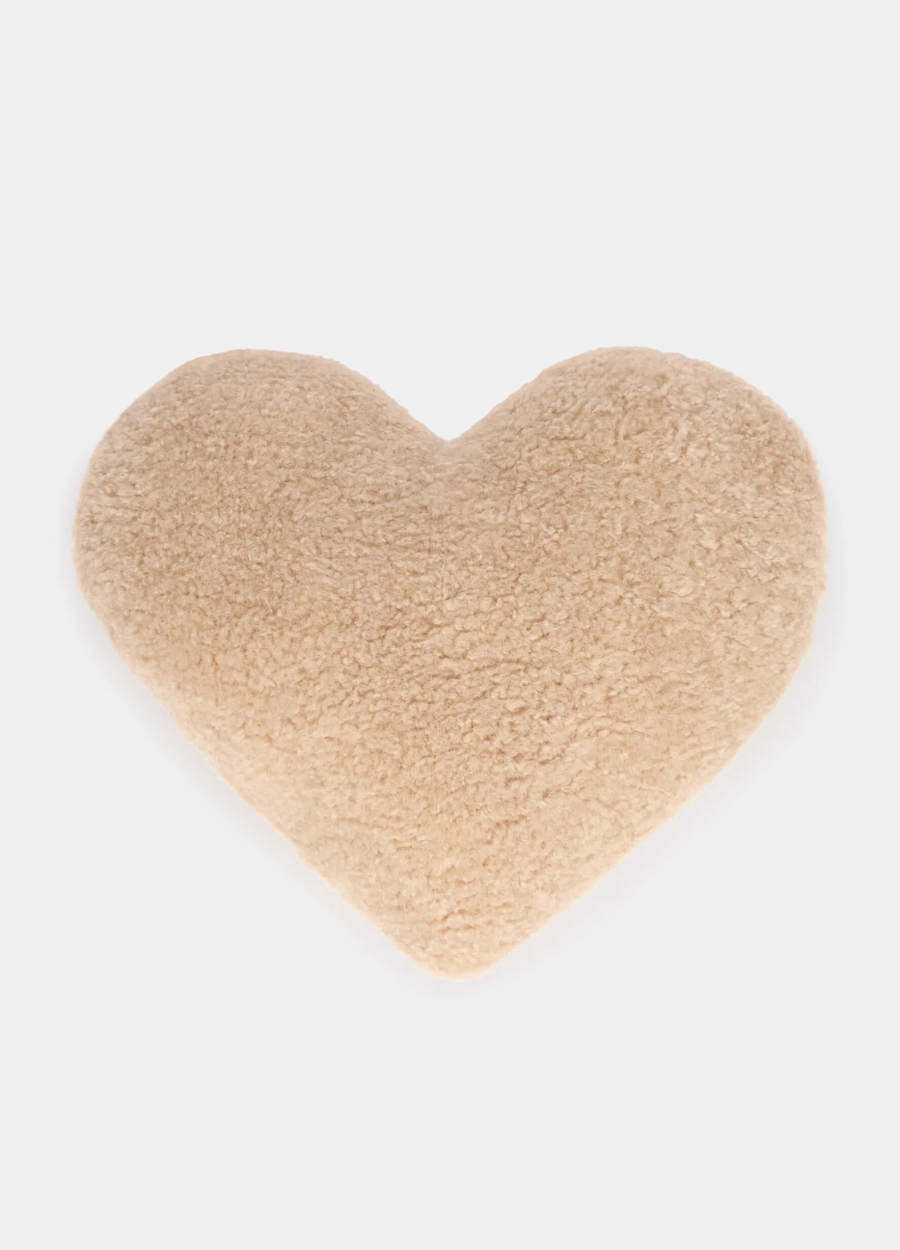 Cuscino cuore con peluche