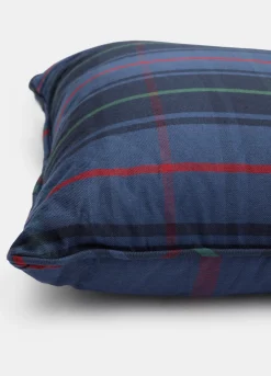 Cuscino imbottito in cotone a scacchi