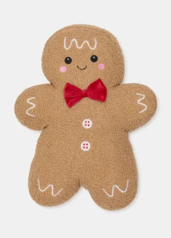 Cuscino pan di zenzero in peluche