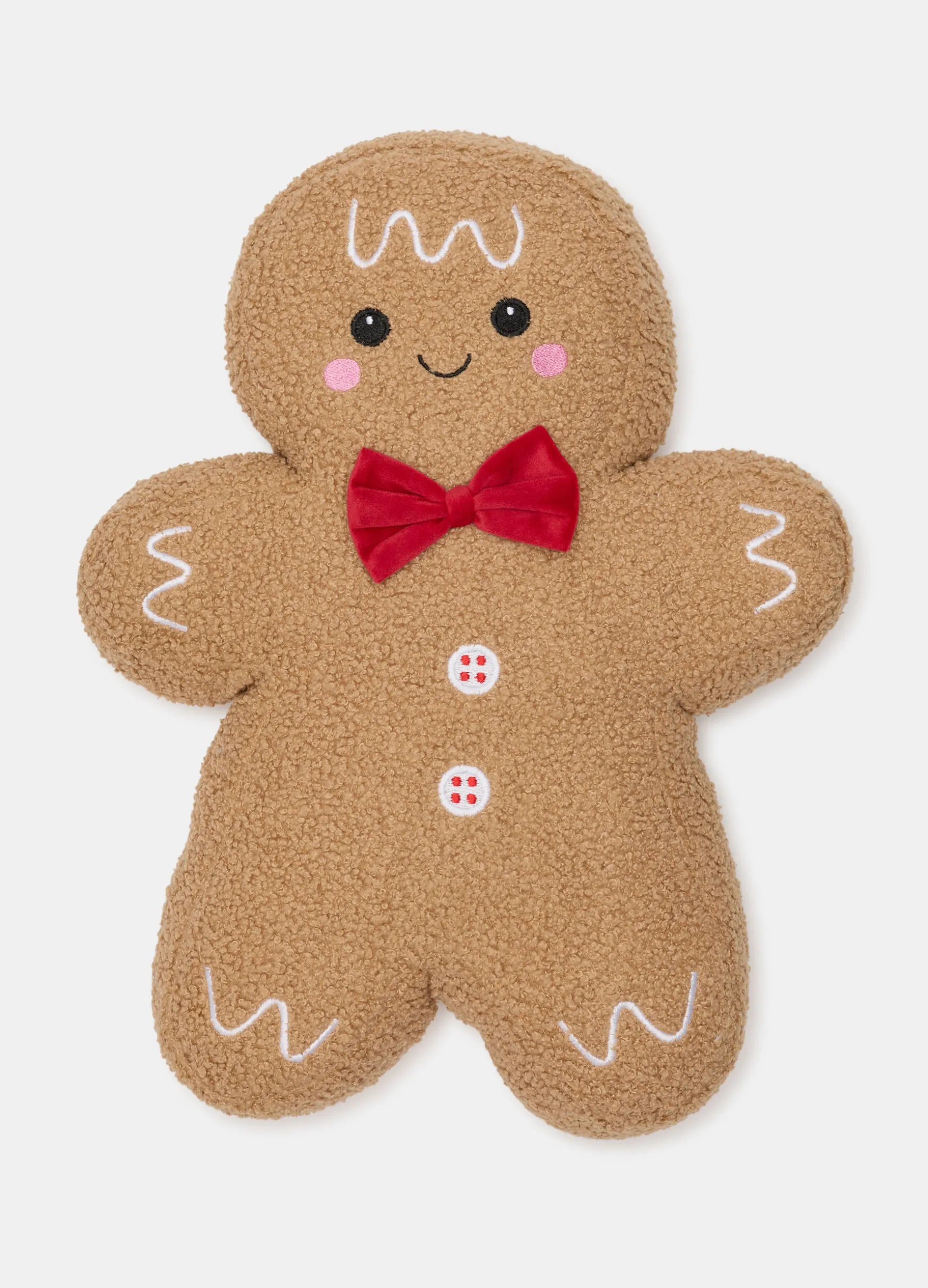 Cuscino pan di zenzero in peluche