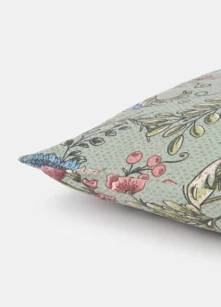 Cuscino quadrato con stampa a fiori