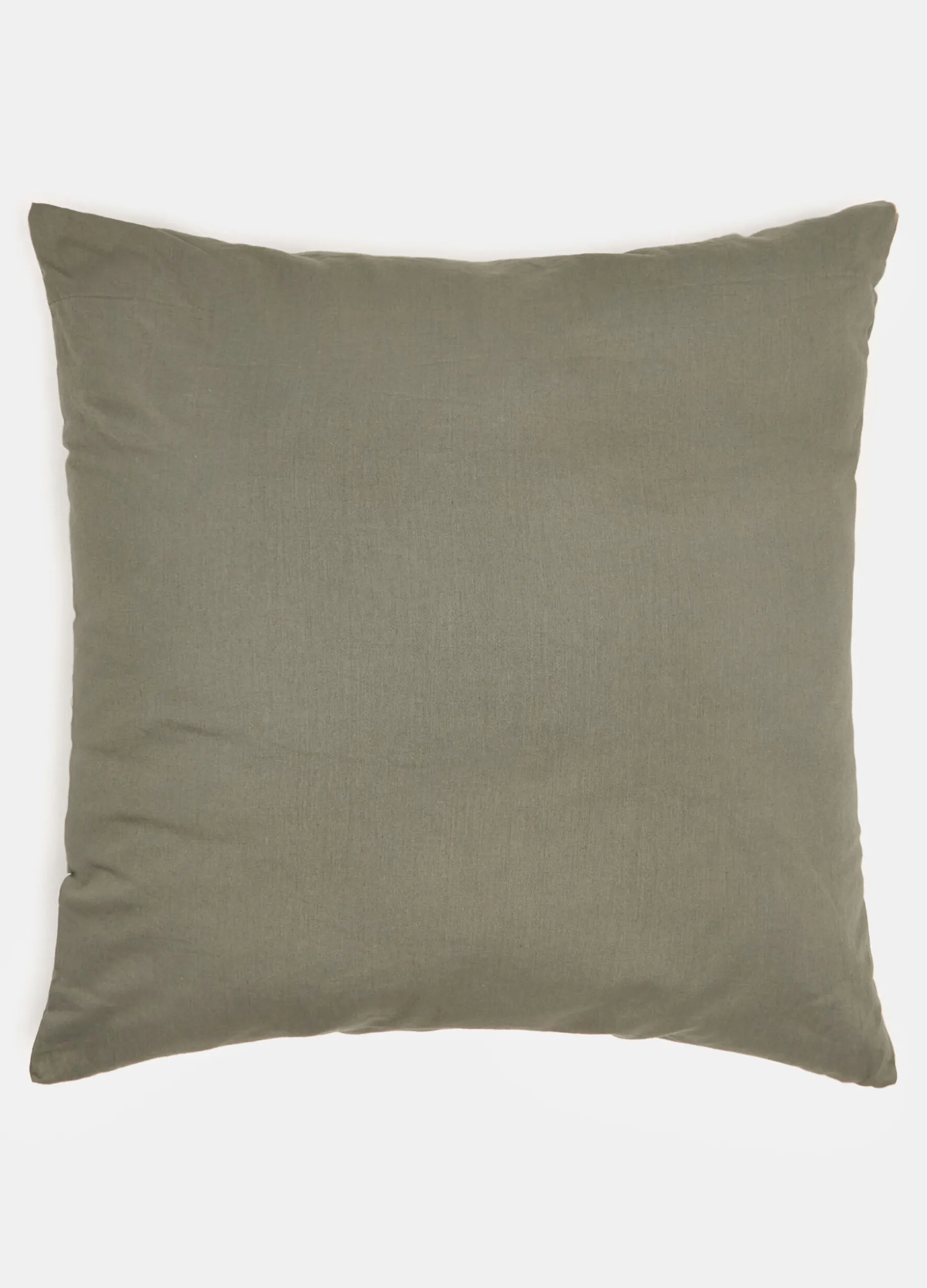 Cuscino quadrato effetto raso in tinta unita