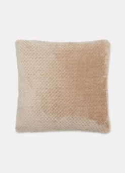Cuscino quadrato in waffle tinta unita