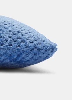 Cuscino quadrato in waffle tinta unita