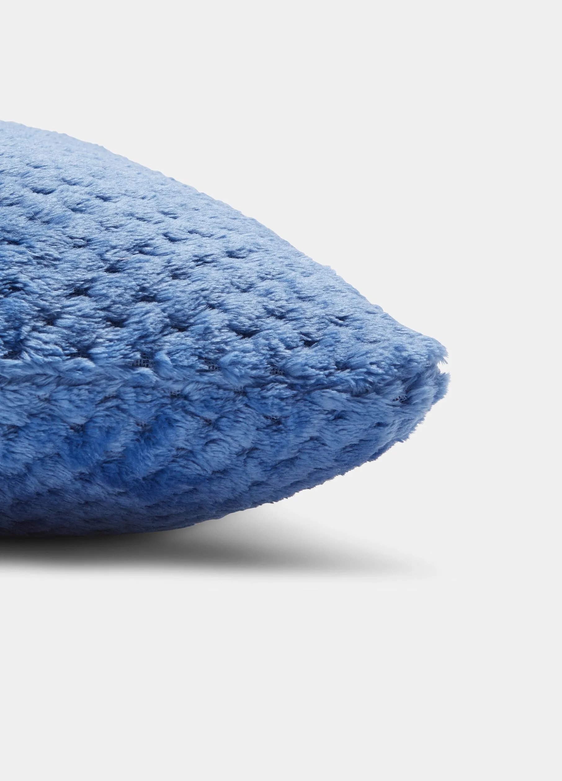 Cuscino quadrato in waffle tinta unita