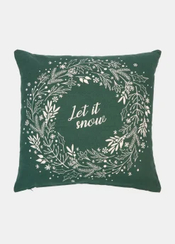 Cuscino quadrato Let it Snow
