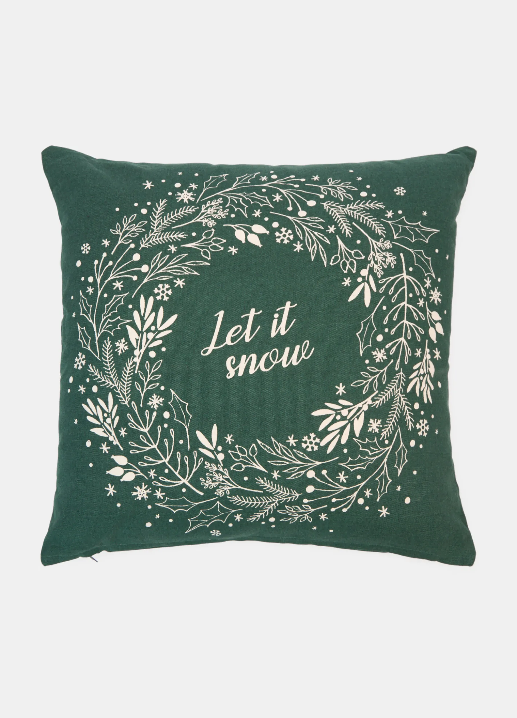 Cuscino quadrato Let it Snow