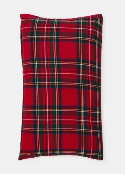 Cuscino rettangolare in cotone tartan