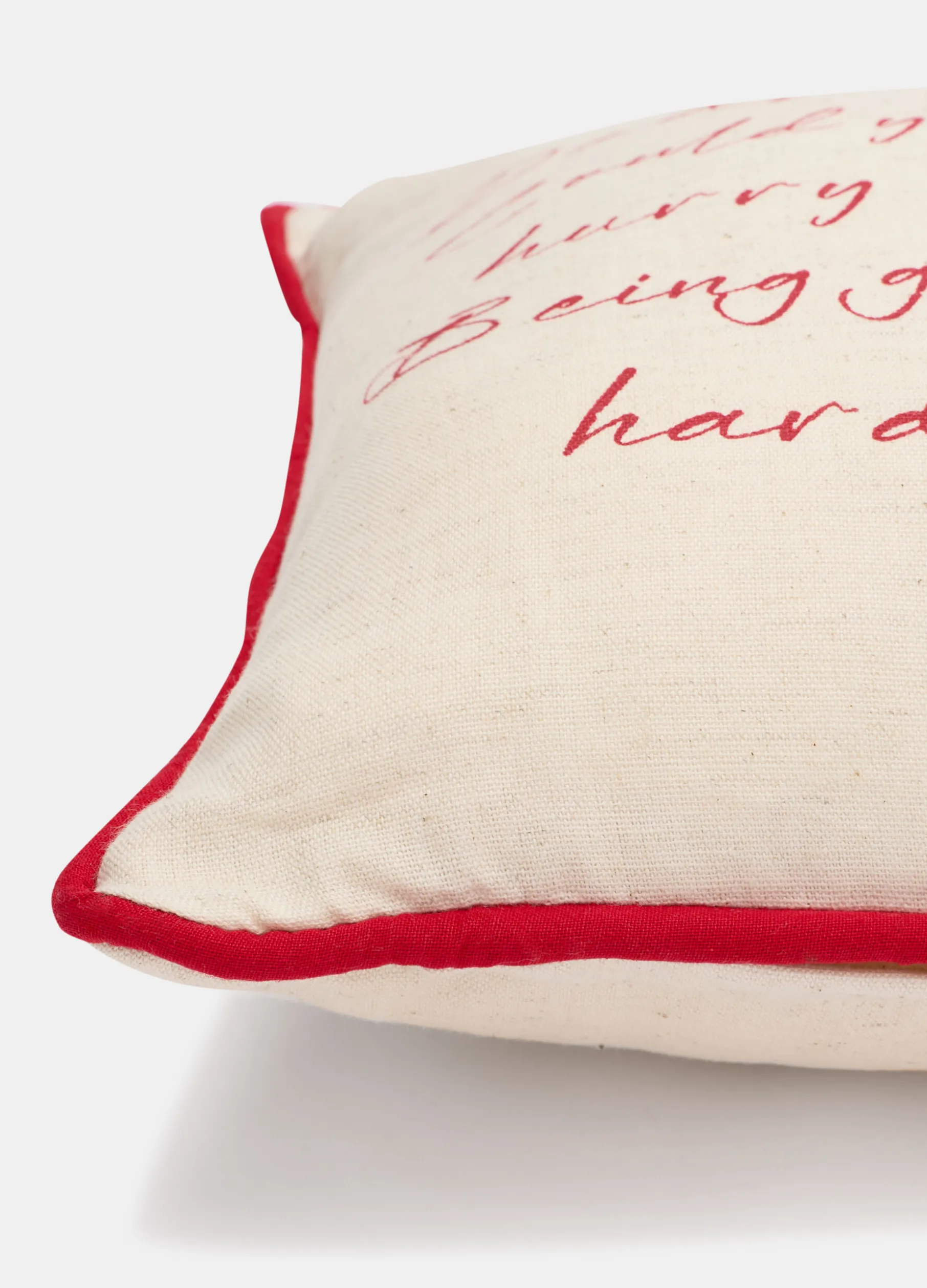 Cuscino Santa Claus in cotone e lino