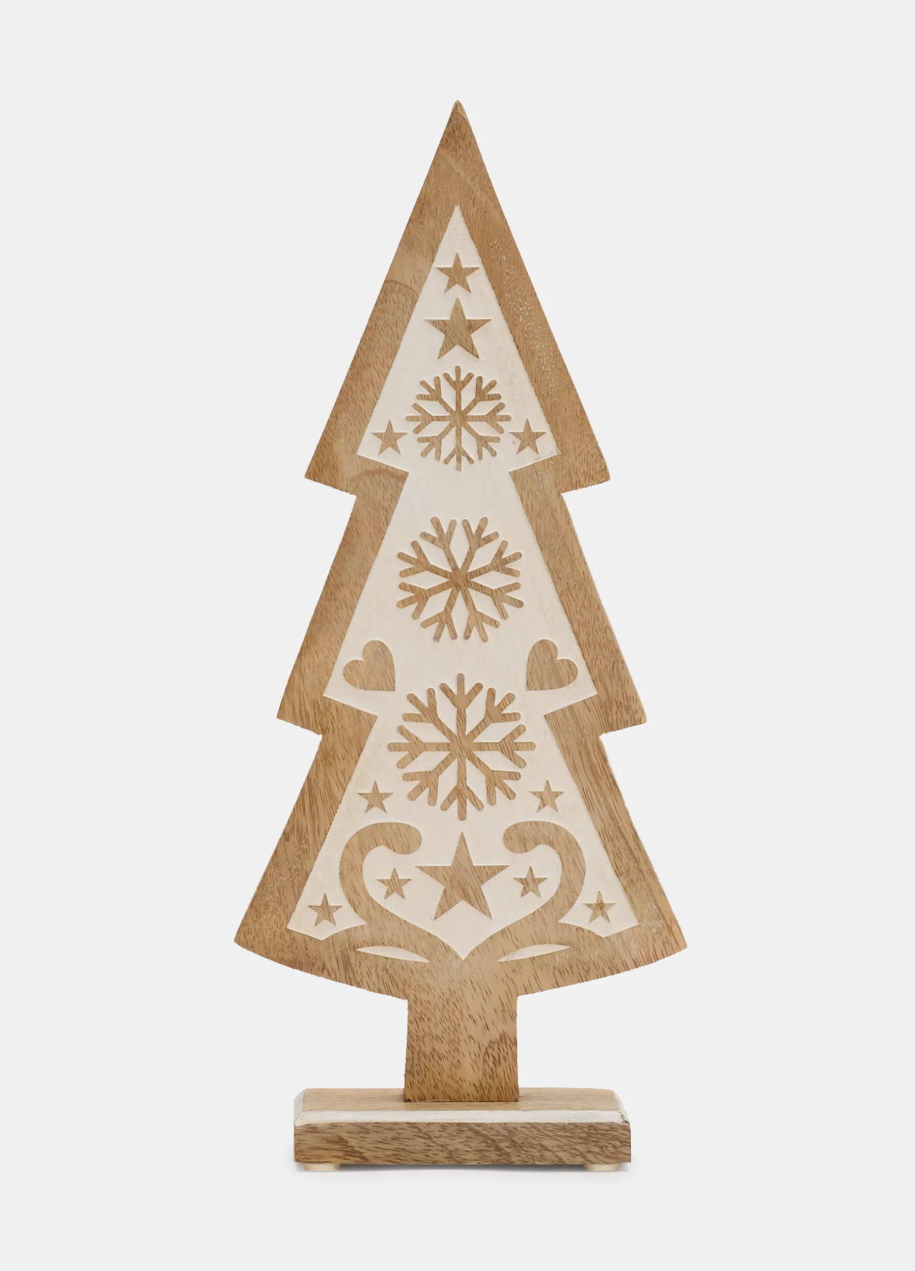 Decorazione albero grande in legno