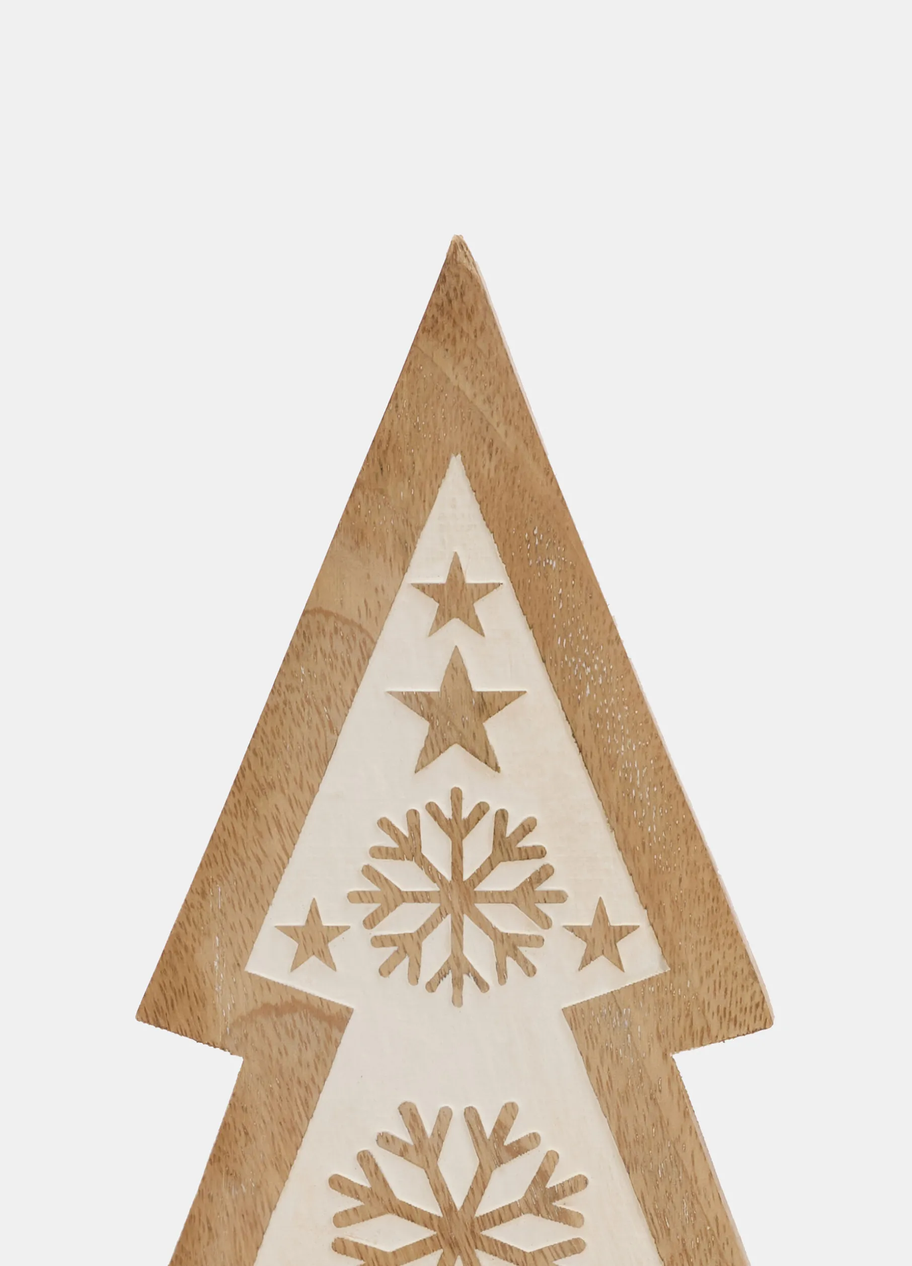 Decorazione albero grande in legno