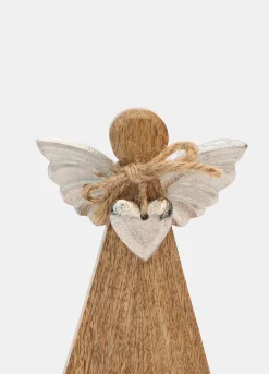 Decorazione angelo in legno
