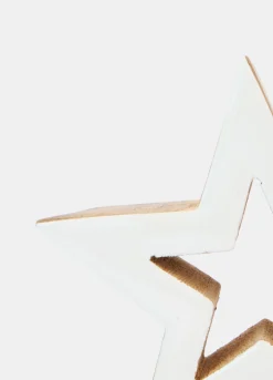 Decorazione stella in legno