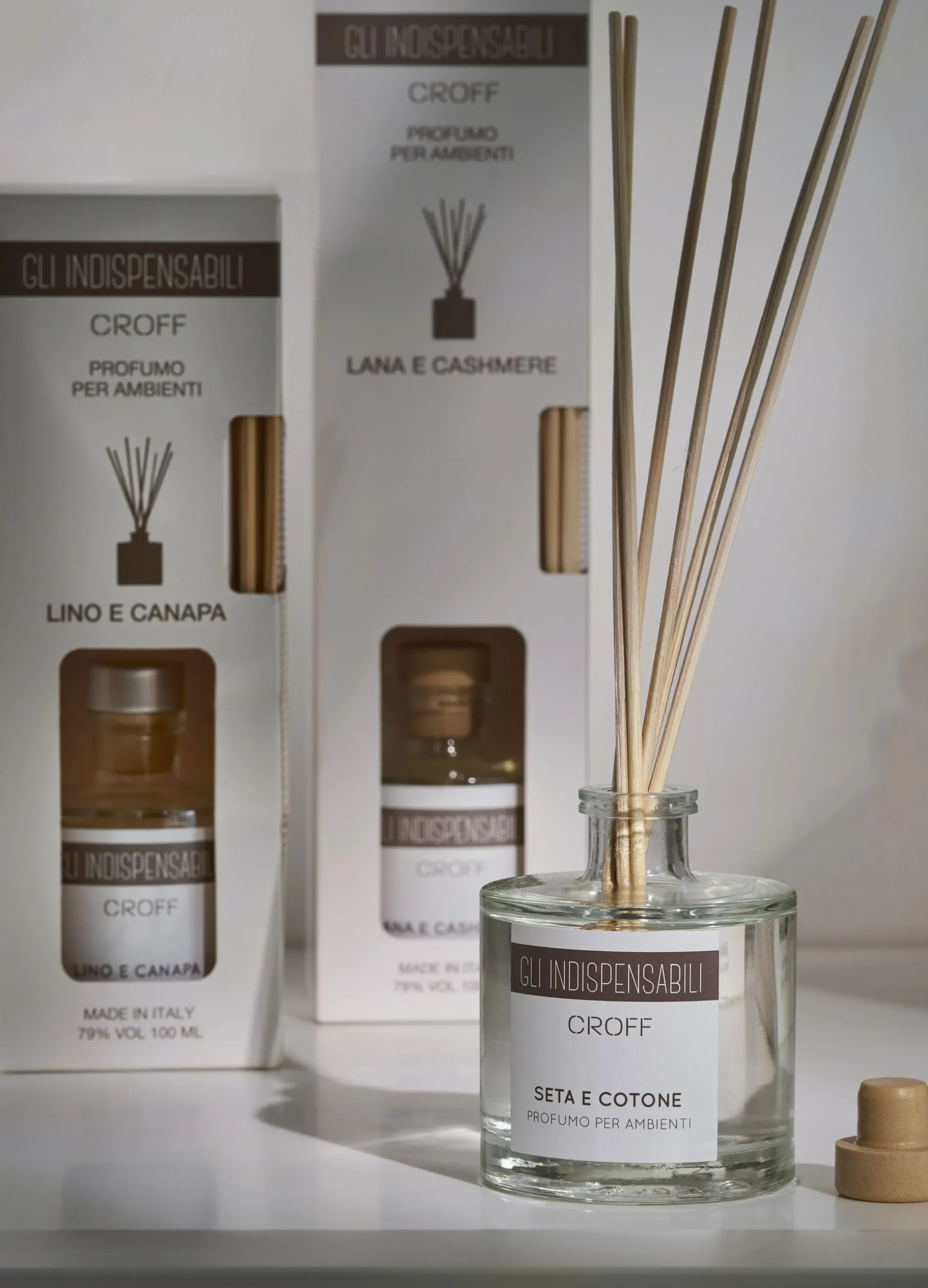 Diffusore ambiente a bastoncini Made in Italy