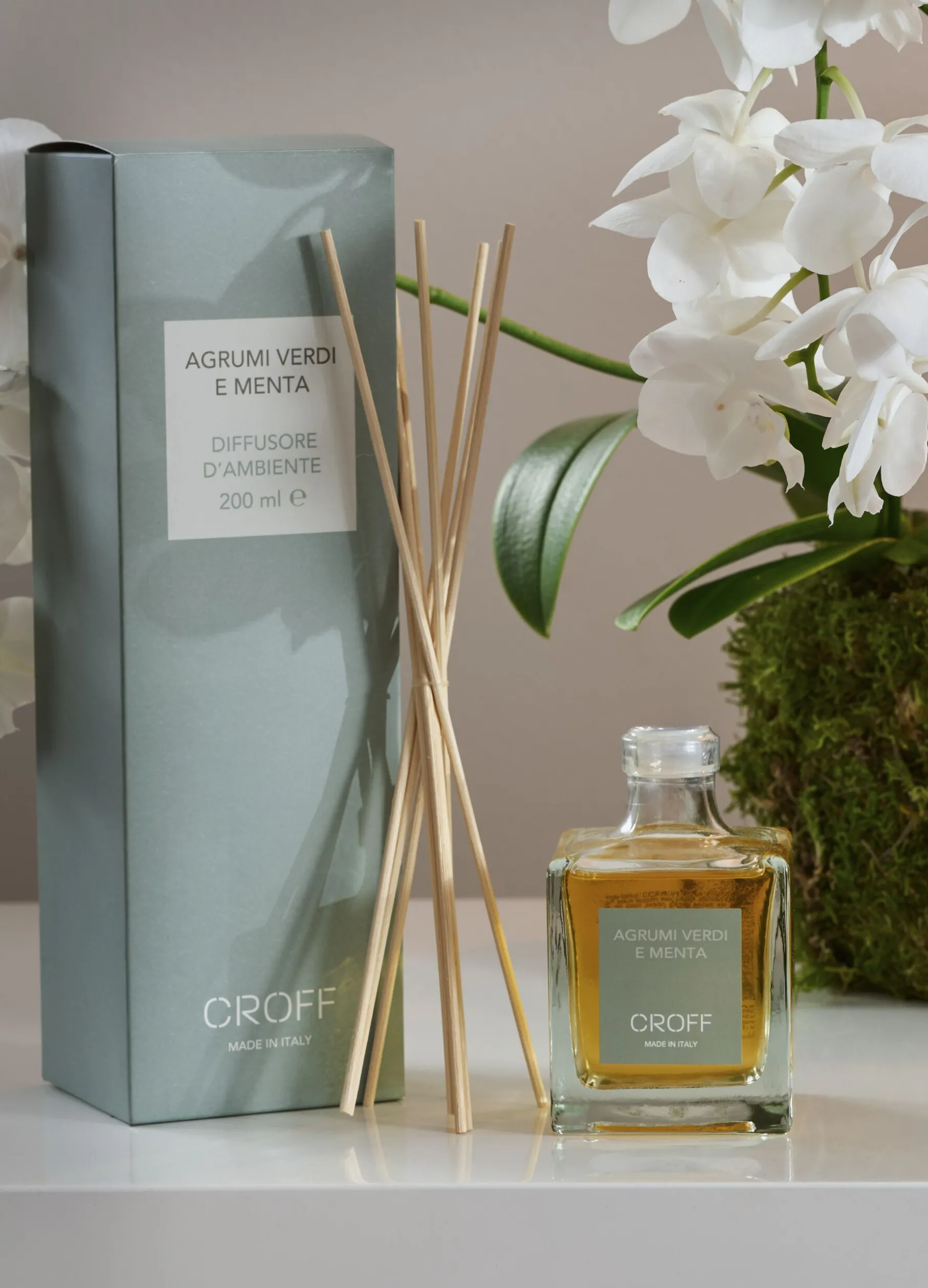 Diffusore per ambiente Agrumi Verdi e Menta Made in Italy