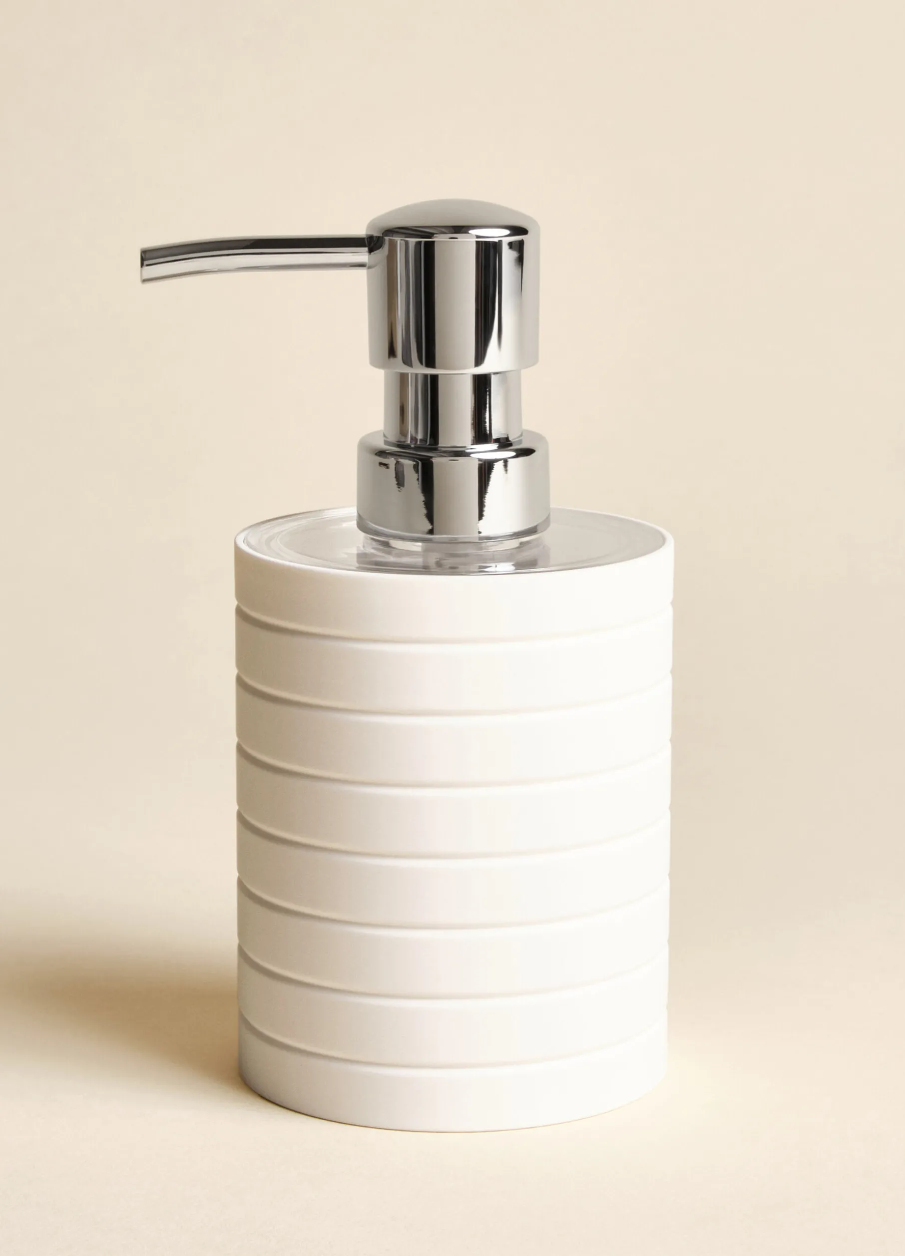 Dispenser sapone a righe in plastica