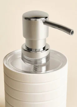 Dispenser sapone a righe in plastica