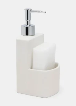 Dispenser sapone con porta saponetta
