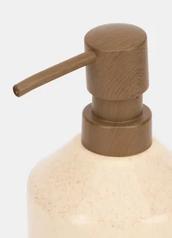 Dispenser sapone in ceramica effetto graniglia