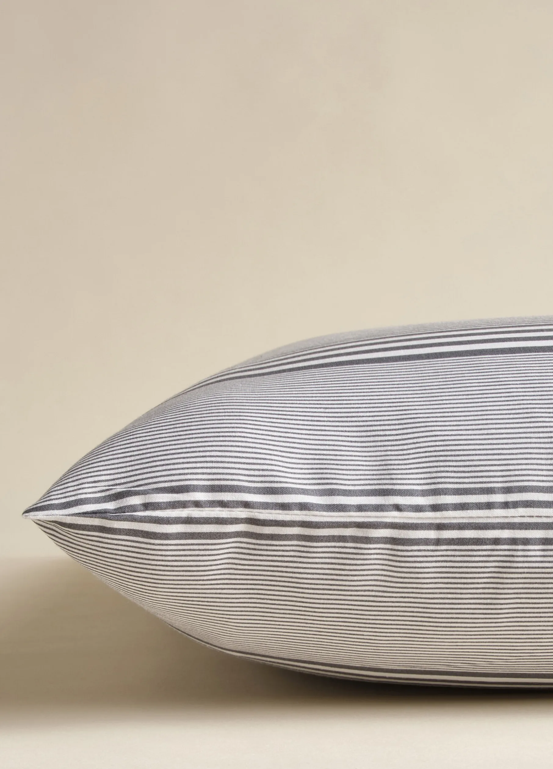 Federa in cotone a righe irregolari