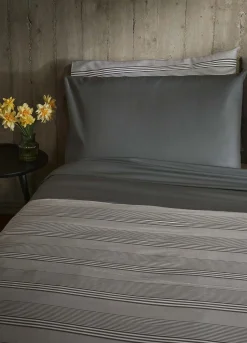 Federa in cotone effetto mélange