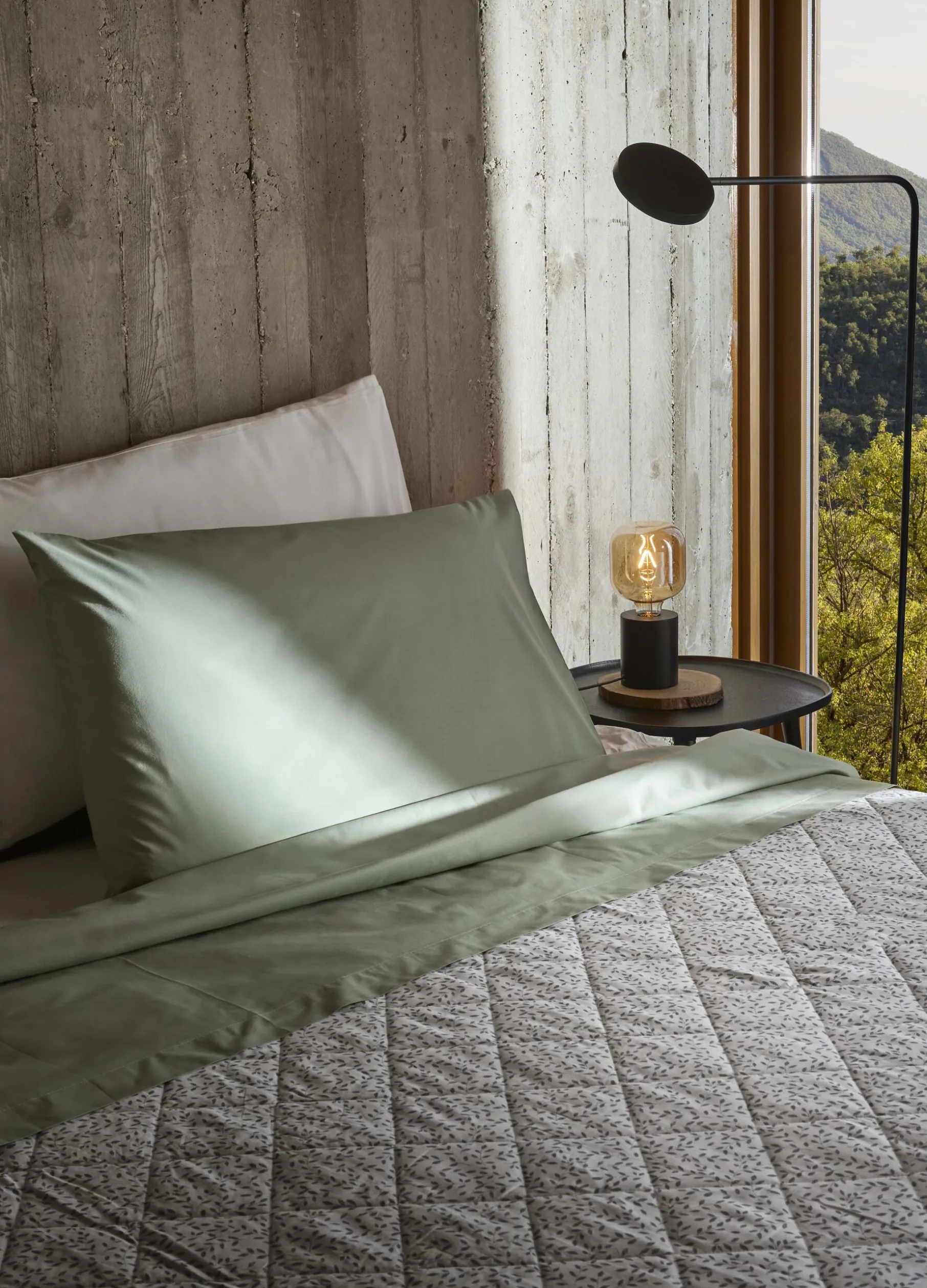 Federa in percalle di cotone tc200 Made in Italy